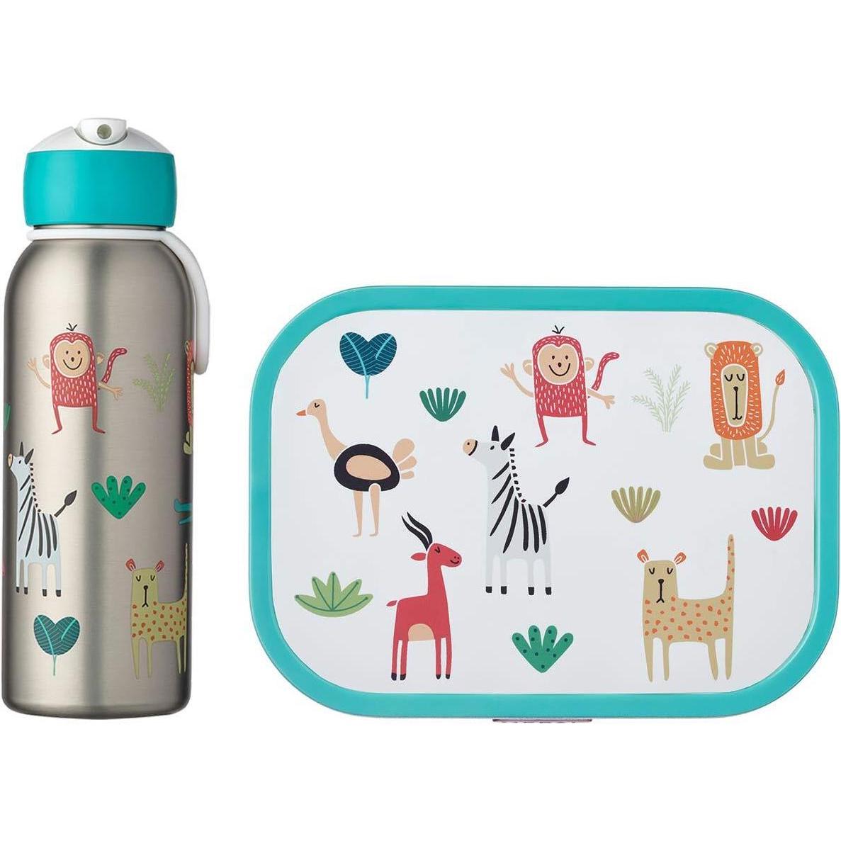 Mepal Brotdose + Thermoflasche Campus, Lunchbox, Blau