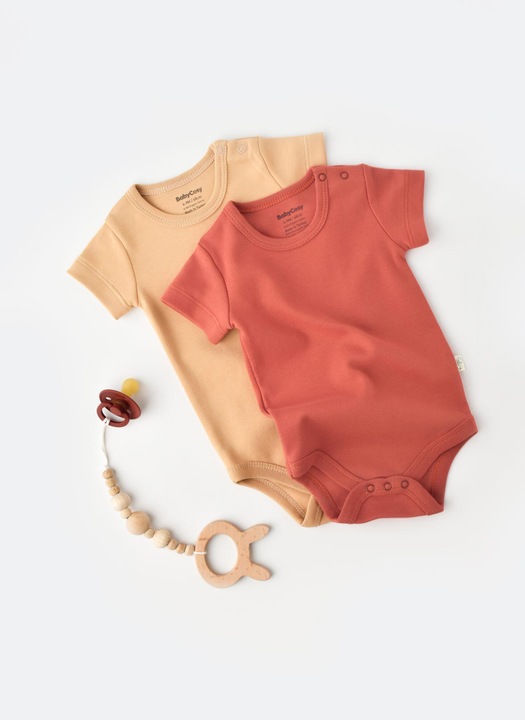 Actual product image BabyCosy 2 Pcs Short sleeved Body (68)