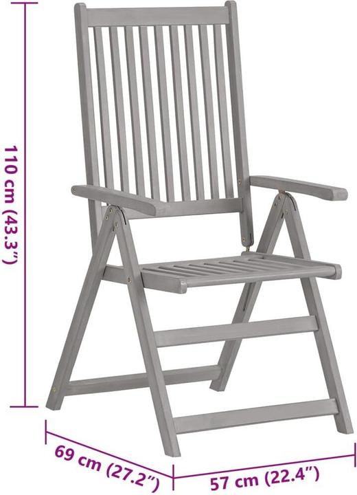 Produktbild vidaXL Gartenstuhl
