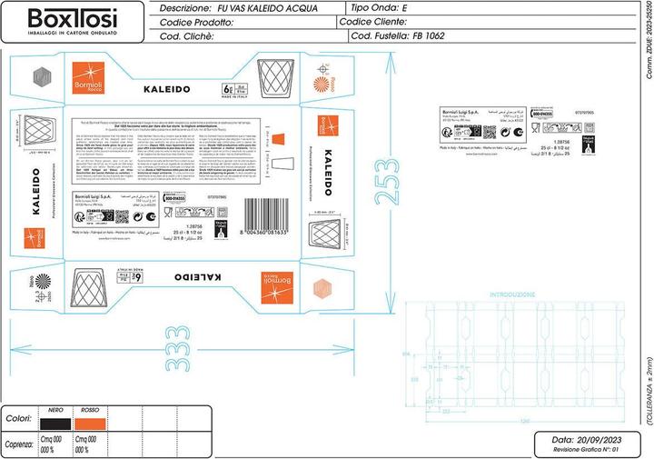 Produktbild Bormioli Rocco Kaleido (e) (0.24 l, 6x)