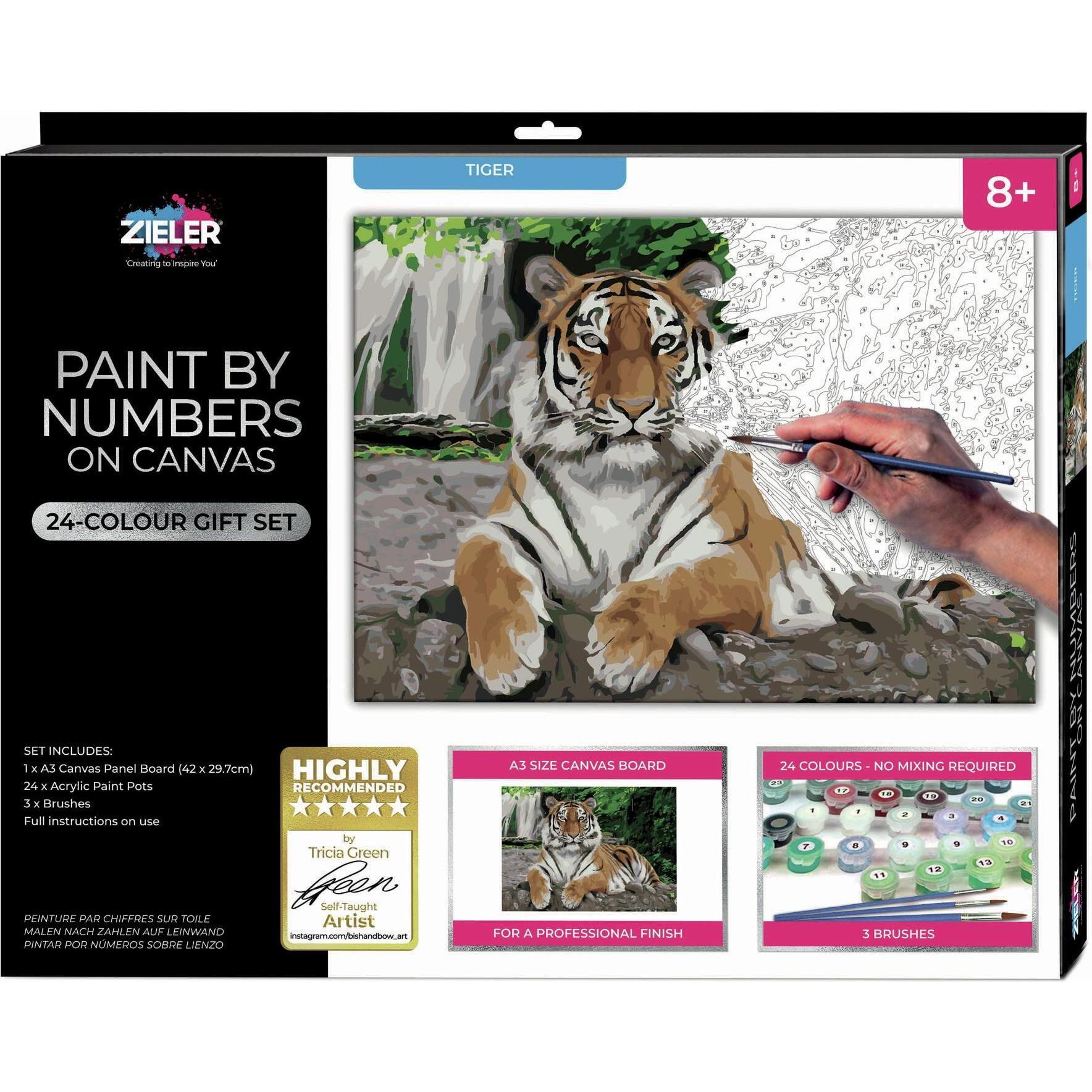 Zieler Paint By Numbers - Tigre (609299433)
