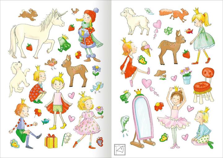 Produktbild MINI-Stickerheft – Prinzessinnen