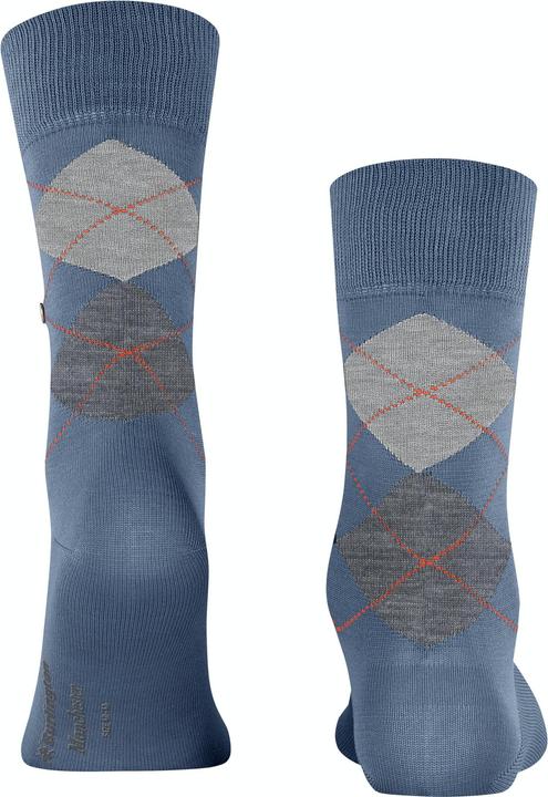 Immagine prodotto Burlington Socken "Manchester" violett gestreift (Confezione singola, 40 - 46)