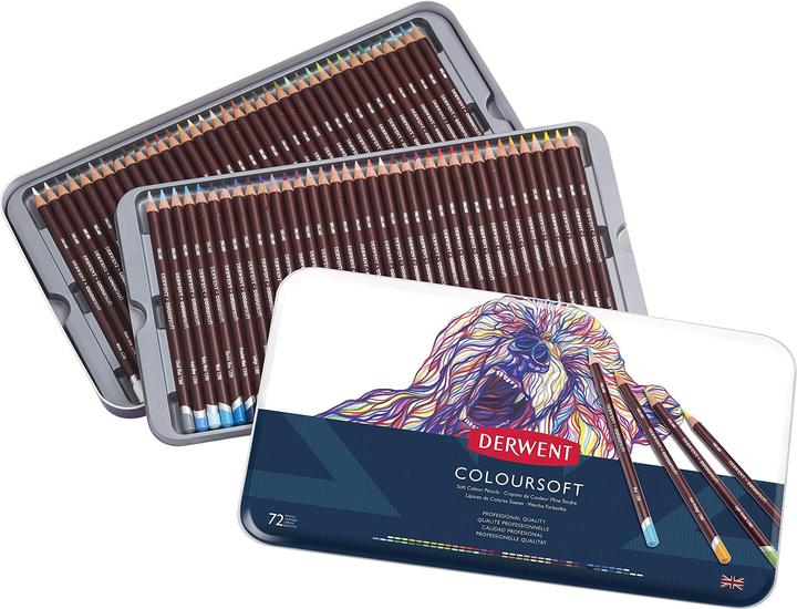 Immagine prodotto Derwent Matite colorate Coloursoft (Multicolore, 72 x)