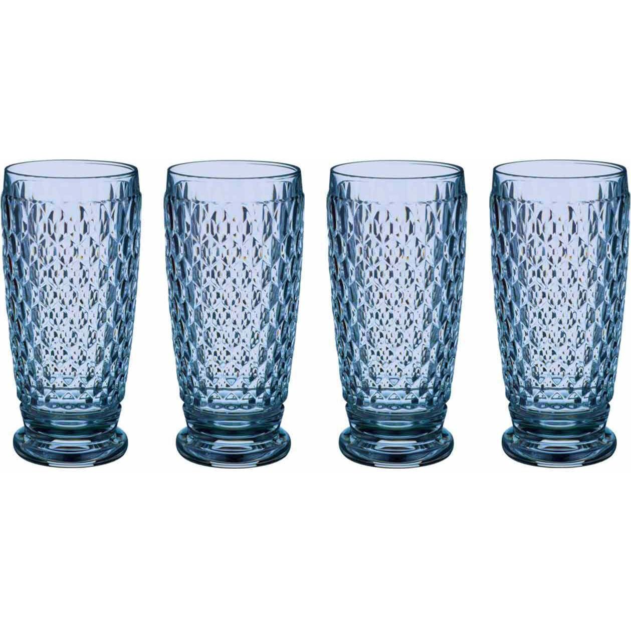 Villeroy & Boch Longdrinkgläser Boston Coloured, Trinkgläser, Blau