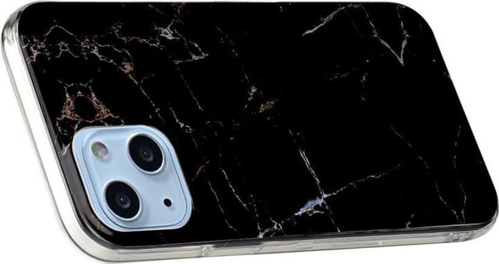 Produktbild Cover-Discount iPhone 14 - Silikon Gummi Case Black Marble (Apple iPhone 14)