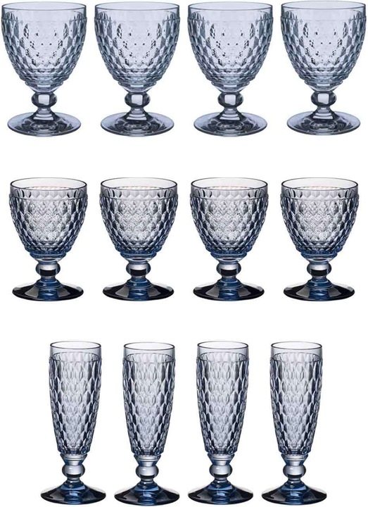 Actual product image Villeroy & Boch Wein- & Sektgläser Boston Coloured (12 Glasses, White wine glasses)