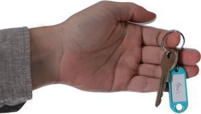 Actual product image Metaltex Keychain set of 6