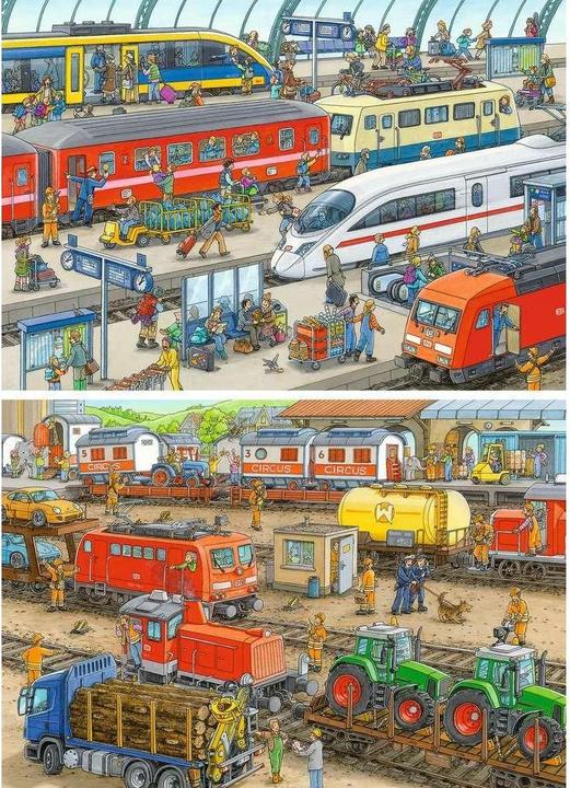 Immagine prodotto Ravensburger Alla stazione ferroviaria (24 pezzi)