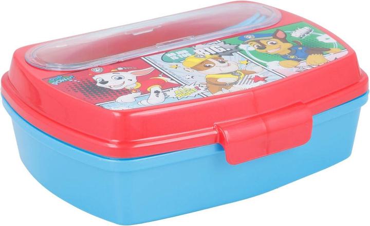 Actual product image Stor Lunch Box with Fork & Spoon Paw Patrol Cartoon