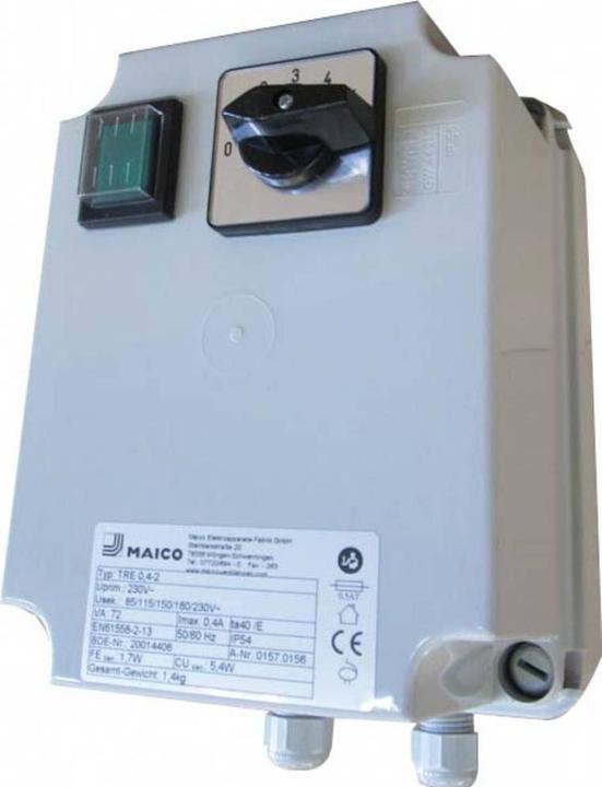 Maico MAI TRE 0,4-2 5-Stufentransformator, Wechselstrom, max. 0,4 A