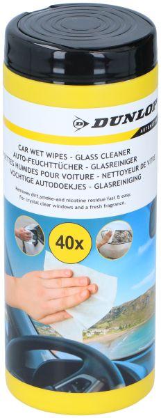 Dunlop Auto-Feuchttücher-Glasreiniger