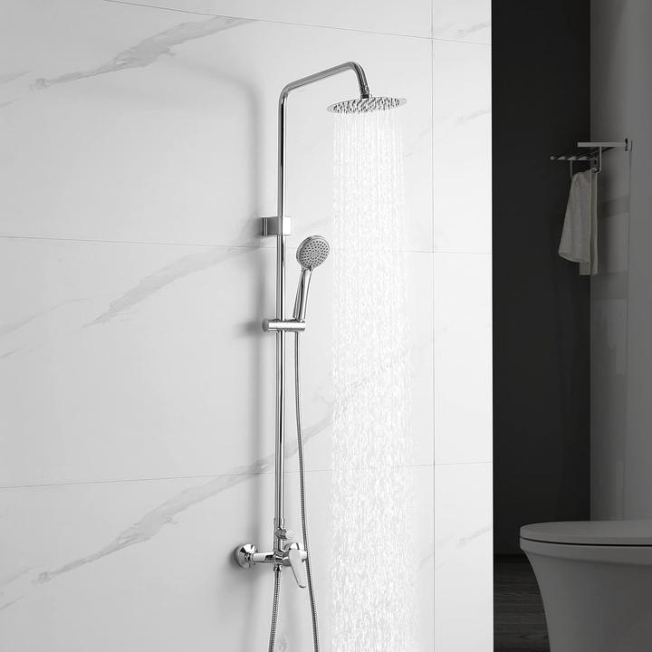 Actual product image Ibergrif Shower Column with Adjustable Rod