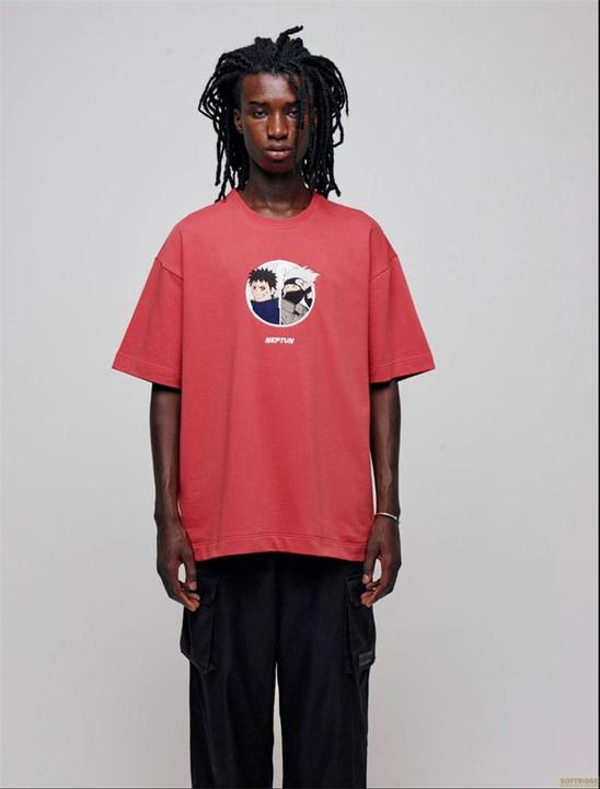 Produktbild Naruto Shippuden T-Shirt Graphic Red (S) (S)