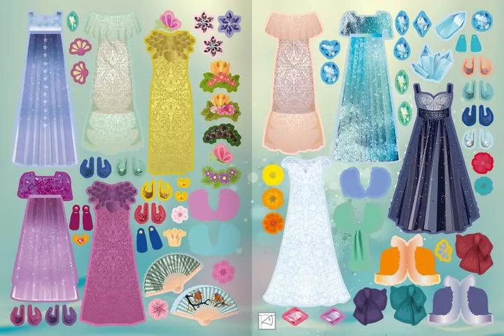 Produktbild Sticker-Anziehpuppen Auf dem Feenball