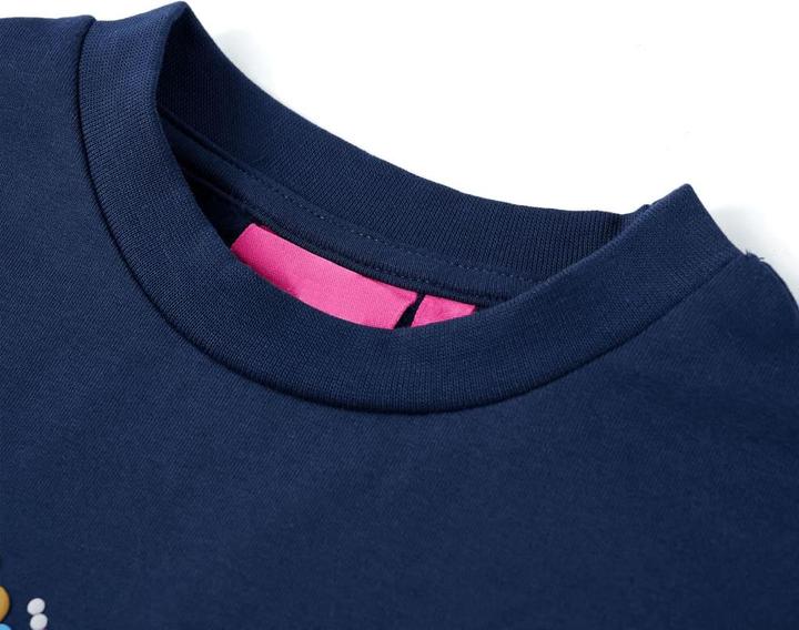 Produktbild VidaXL Kinder-Sweatshirt Marineblau 128,Material: 95 % Baumwolle. 5 (128)