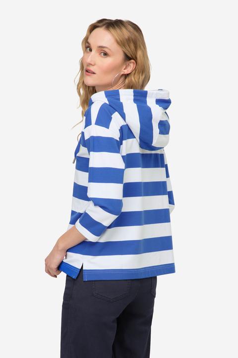 Produktbild Laurasøn Hoodie, Blockstreifen, Kapuze, 3/4-Ärmel (L)
