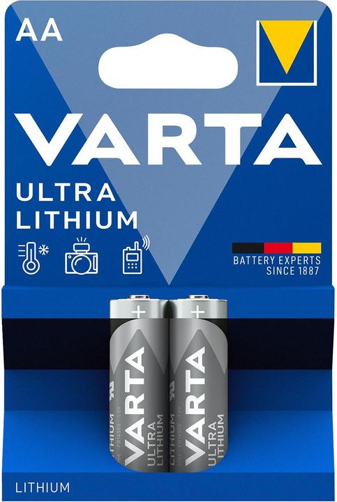 Varta Ultra Lithium (2 Stk., AA, 3000 mAh)
