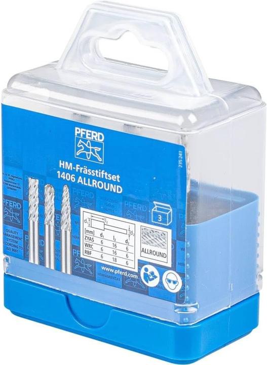 Actual product image Pferd Hm burr set 1406 Allround