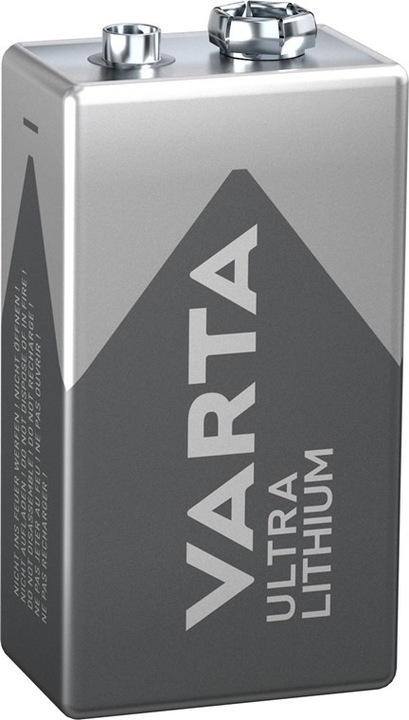 Actual product image Varta ULTRA Lithium (1 pcs., 9V Block, 1150 mAh)