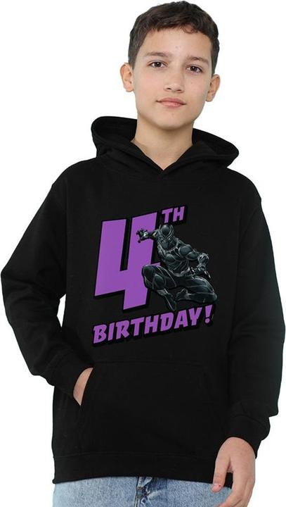 Produktbild Black Kapuzenpullover 4. Geburtstag (128)