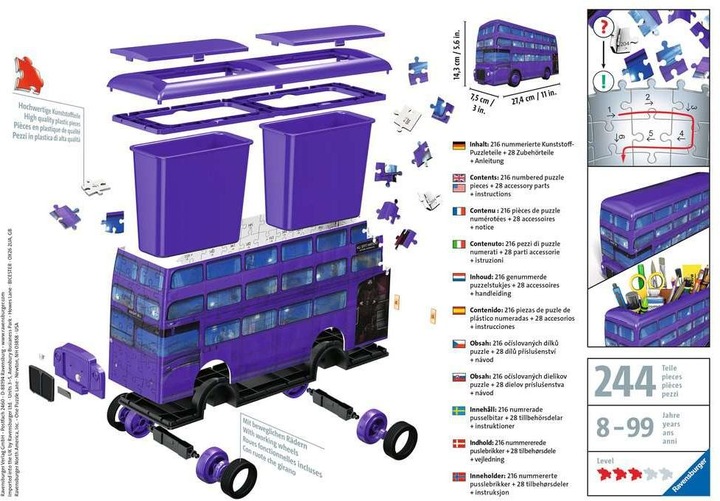 Produktbild Ravensburger Harry Potter Knight Bus (216 Teile)