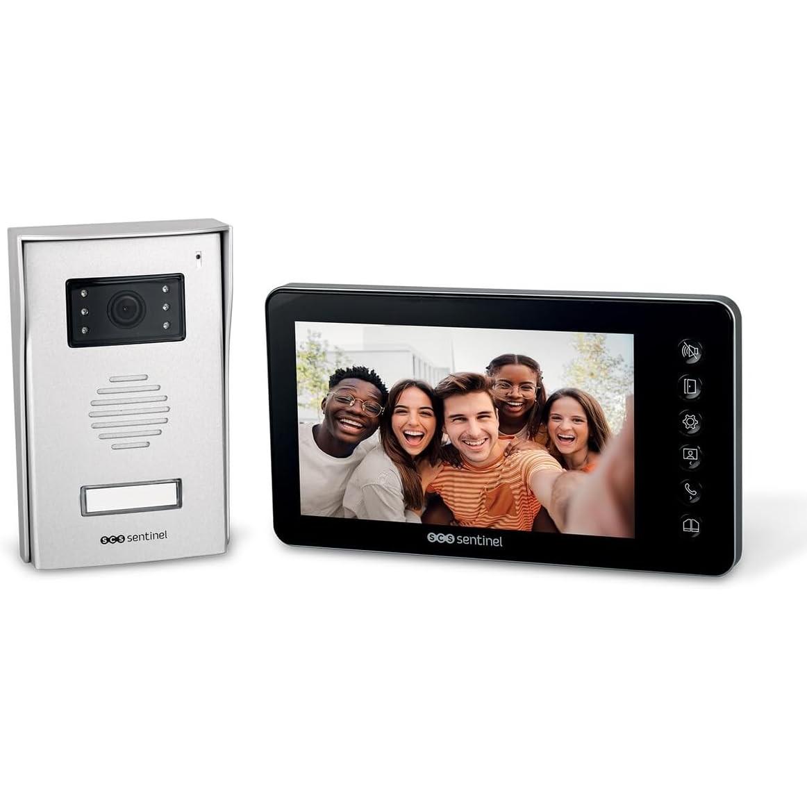 SCS Sentinel, Campanello + Citofono, Video-Intercom mit LCD-Scherm, Nachtsicht, Tür- und Toröffner, einfache Installation