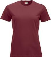 Image du produit Clique T-shirt femme Classic-T 029361, coton, bordeaux, taille S (S)
