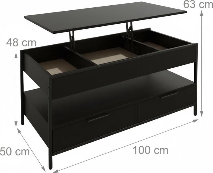 Image du produit Relaxdays Couchtisch