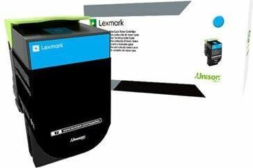 Actual product image Lexmark Toner Cartridge, Cyan (C)