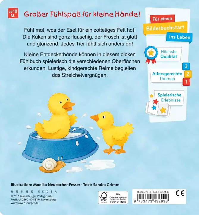 Image du produit Ravensburger Tier Fühlbuch (Allemand)