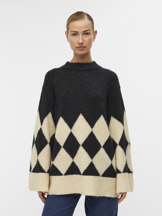 Image du produit Object Pull en maille à motifs (S)