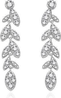 Image du produit Agato - Sparkling silver earrings with zircons AGT-E159PW (Argent)