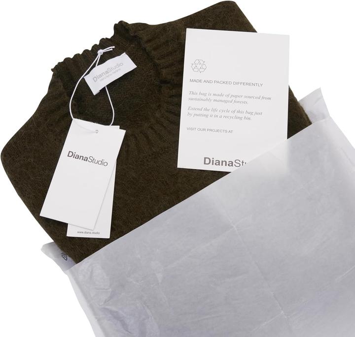 Produktbild Diana Studio Alpaka-Halsbandpullover (M, XL)