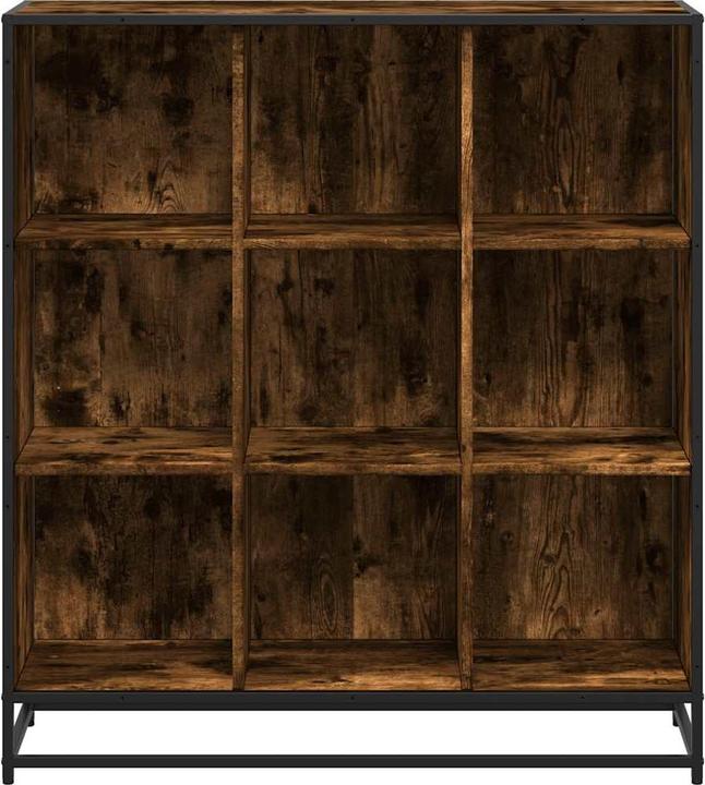 Produktbild vidaXL Bücherregal Regal Standregal Büroregal Aufbewahrungsregal Räuchereiche