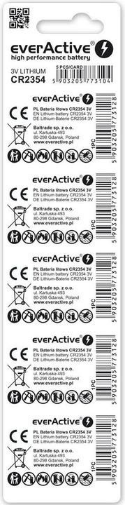 Produktbild Everactive High Performance Battery (5 Stk., CR2354, 560 mAh)