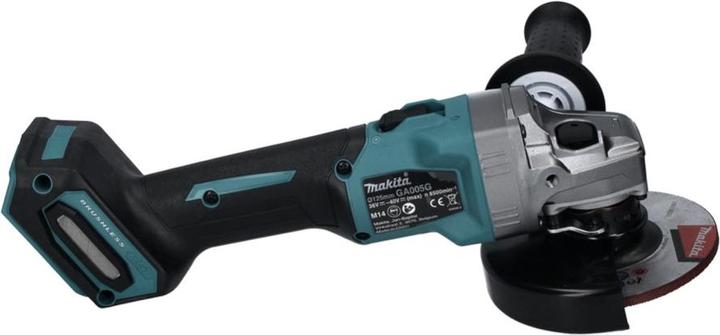 Produktbild Makita GA 005 GM2 Akku Winkelschleifer 40 V max. 125 mm Brushless XGT + 2x Akku 4,0 Ah + Ladegerät (125 mm)