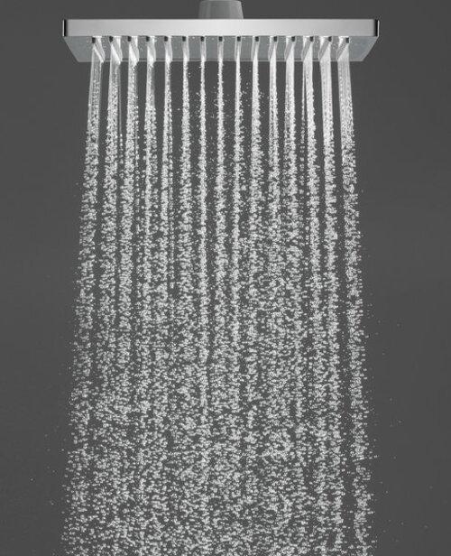 Actual product image hansgrohe HG overhead shower Crometta E 240, 1 jet matt black (1 Beam type, 18 l/min)