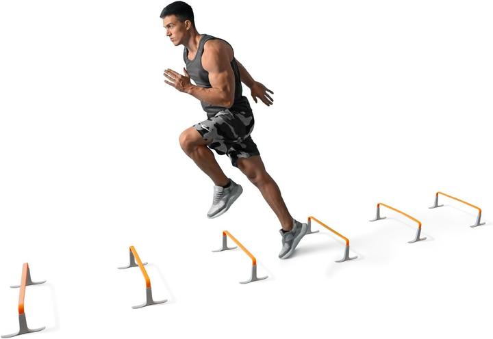 Produktbild Meister 6-teiliges ZoomFlex Agility-Hürden-Set mit Tragetasche