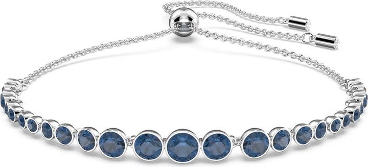 Image du produit Swarovski Emily Bracelet Mixte Rond Bleu (24 cm, Métal Swarovski)