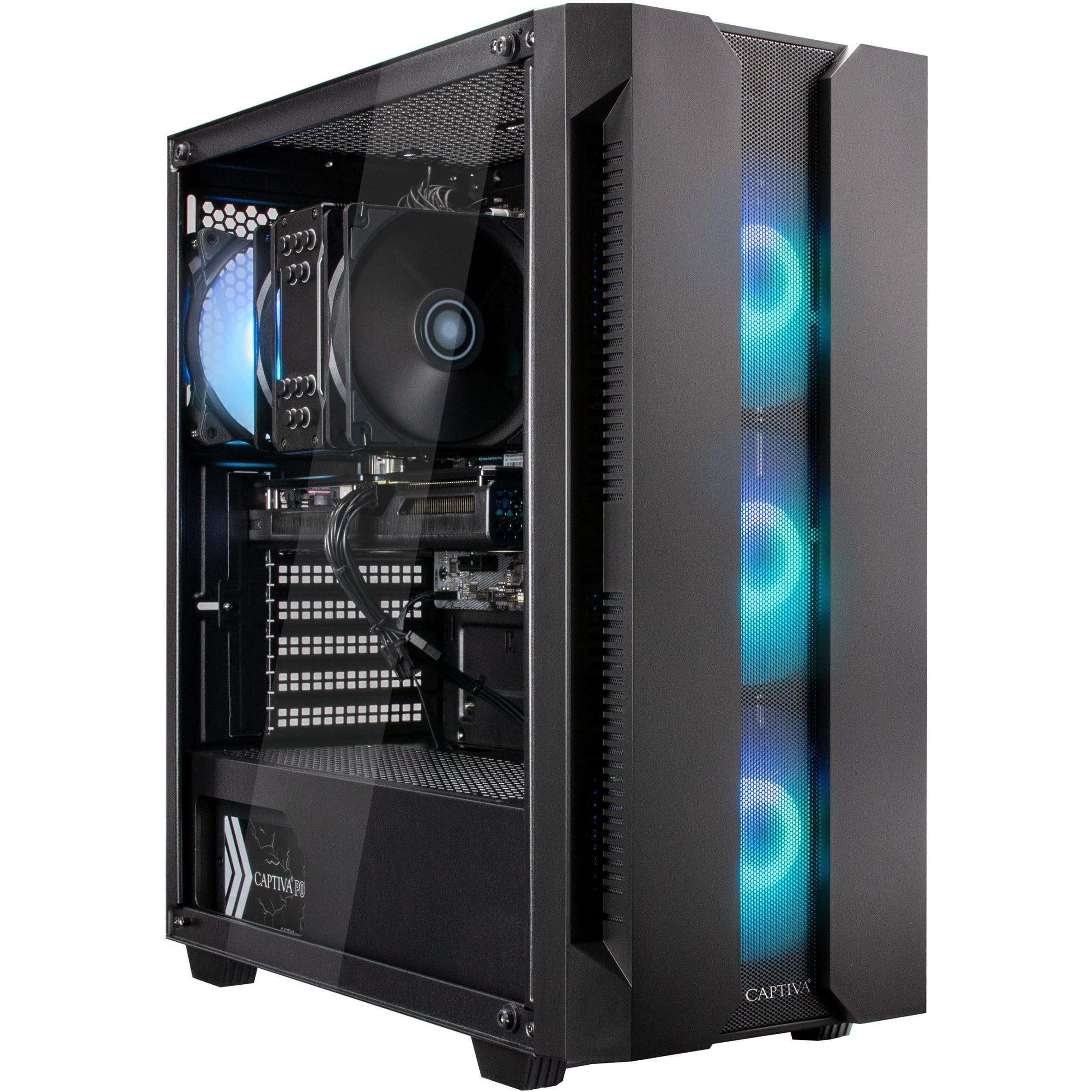 Captiva Ultimate Gaming R80-079 Ryzen 7 RX 7900 XTX (AMD Ryzen 7 7700X, 32 GB, 2000 GB, Radeon RX 7900 XTX), PC, Schwarz