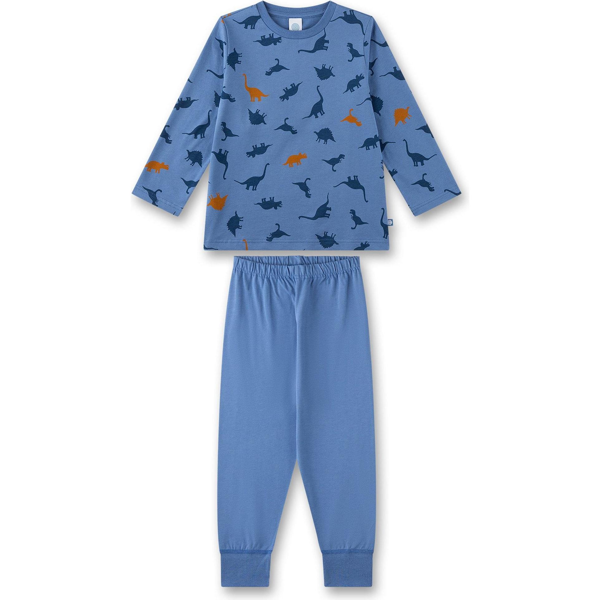 Sanetta, Unisex, Pyjama, Pyjama Homewear Bequem sitzend, Blau, (104)