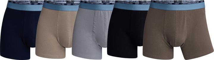 Immagine prodotto CR7 Mens Trunk Cotton Stretch 5-Pack & Travel Bag (L, Confezione da 5 pezzi)