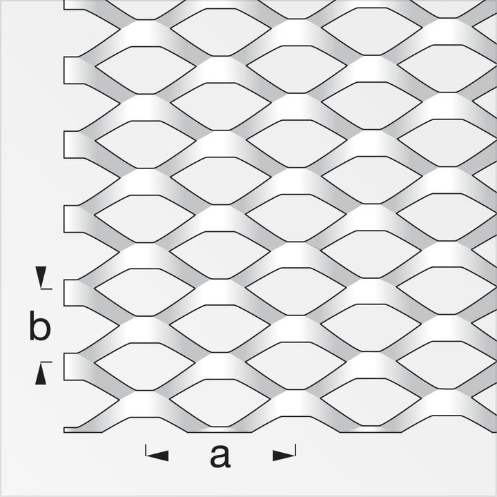Produktbild Alfer Streckmetall (1000 mm, 600 mm, 2.80 mm)