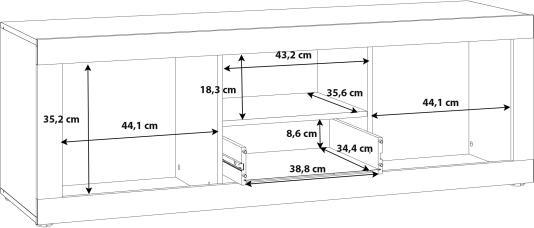 Produktbild Forte Baccio (148 x 41 x 50 cm)
