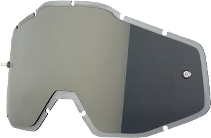 Actual product image 100% silver/tinted, antifog treated (Silver, Tinted, Silver, Tinted)
