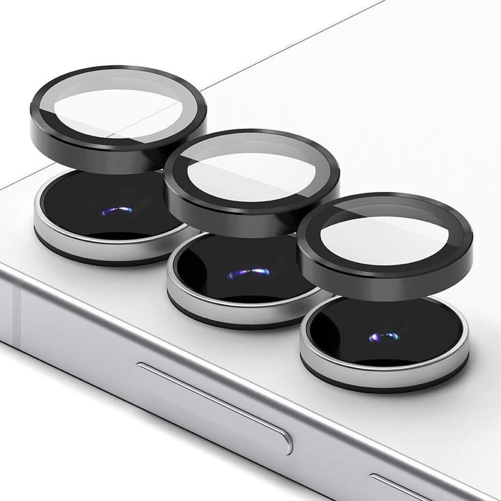 Actual product image Ringke - Camera Lens Frame Glass (2 pack) - Samsung Galaxy S25 FE - Black (2 pcs., Samsung Galaxy S25 FE)
