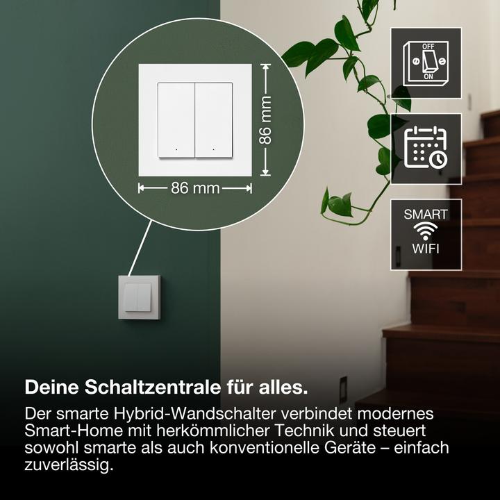 Immagine prodotto Osram SMART+ WIFI MATTER WALL SWITCH 2 Channel