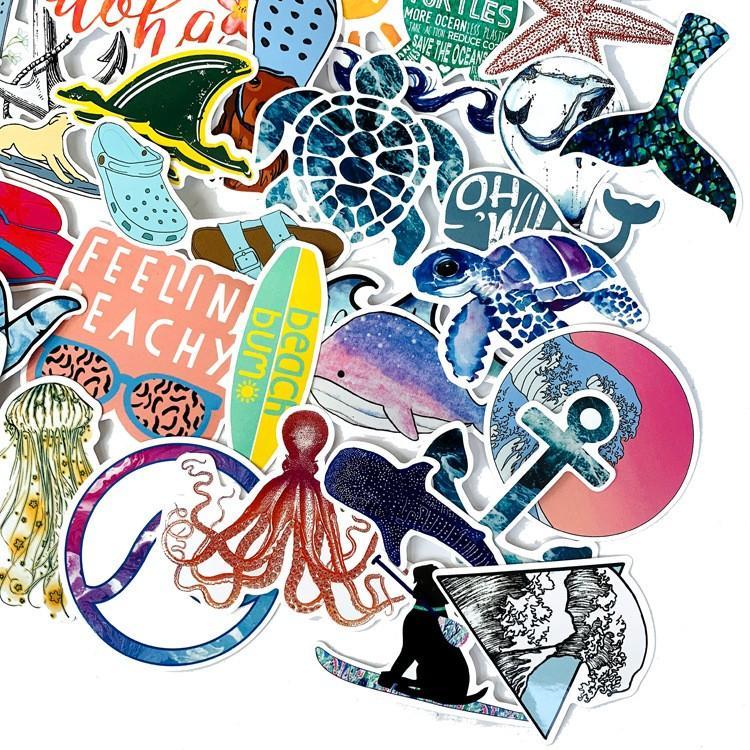 Thumbnail - JTI, Sticker, Packung mit Aufklebern - Strand