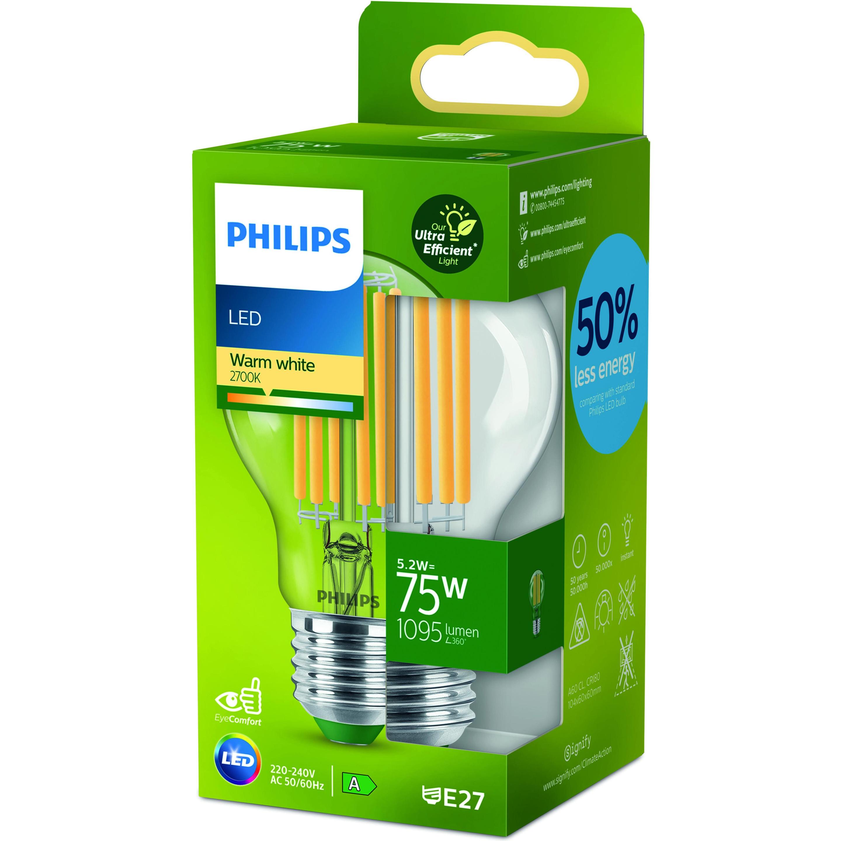Thumbnail - Philips, Leuchtmittel, LED Classic (E27, 5.20 W, 1095 lm, 1 x, A)